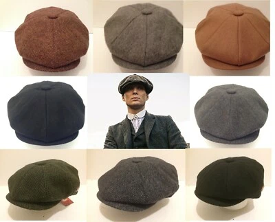 Peaky Blinders Estilo Newsboy Panadero Boy Gorra también conocida como Papel Boy Caxista Moderna Gorra Plan
