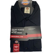 Dickies 1574BK Men's Twill Work Shirt XL - Black