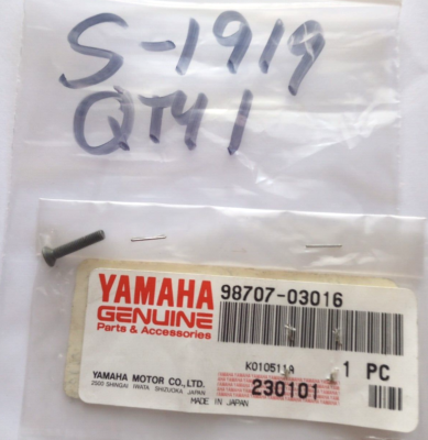 Yamaha Flat Screw NOS 98707-03016 (S-1919) | eBay