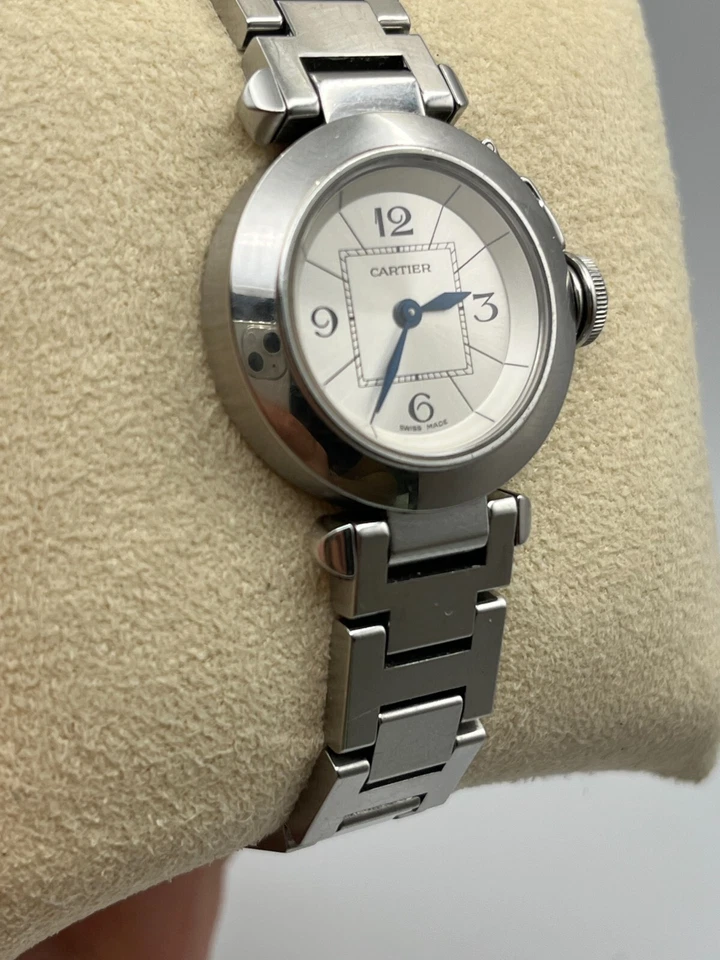 Cartier Miss Pasha W3140007 Stainless Steel Quartz Silver Dial Women'sWatch 27mm - Image 3 of 4