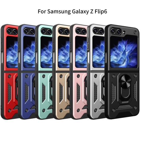 Shockproof Phone Cover Stand Case For Galaxy Z Flip6 Flip5 Flip4 3 - Picture 2 of 21