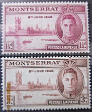 MONTSERRAT ~ S.G. 113 - 114 ~ 1946 VICTORY STAMPS OMNIBUS ~ MNH #04732