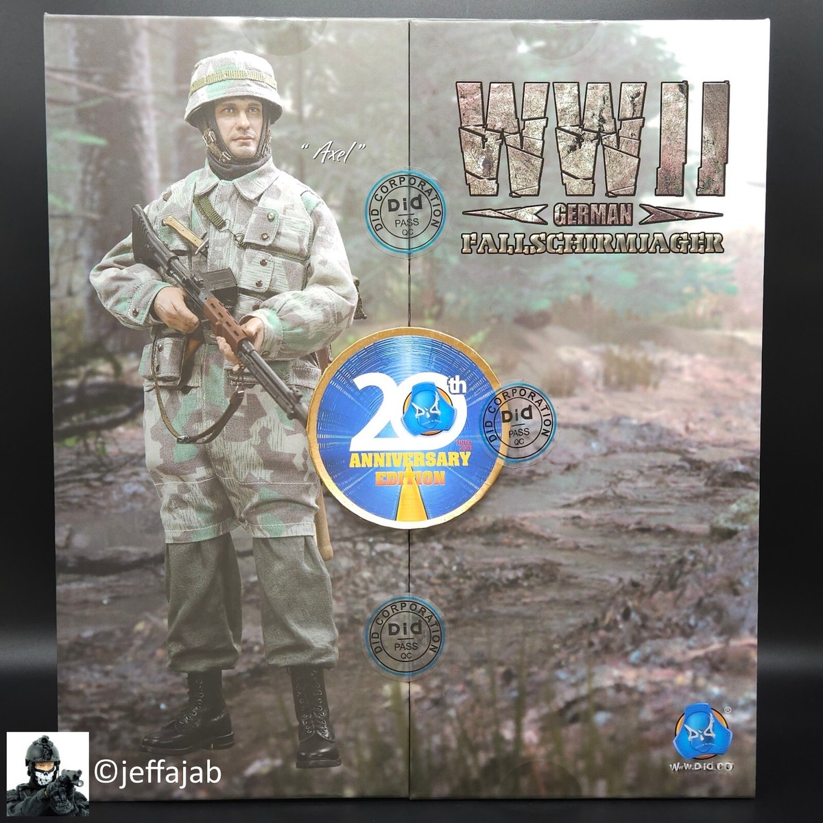1:6 scale DID 20th Anniversary WWII German Fallschirmjager 1:6 scale DID 20th Anniversary WWII German Fallschirmjager