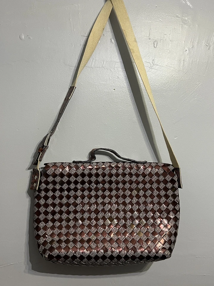 Nahui Ollin конфеты обертка "сумка-планшет" сумочка большой плеча через плечо Y2K - Изображение 4 из 4