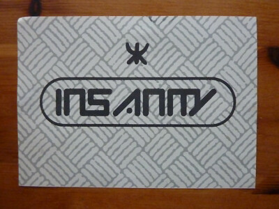 INSANITY ECHOS LOUGHBOROUGH LEICS 1991 RAVE FLYER