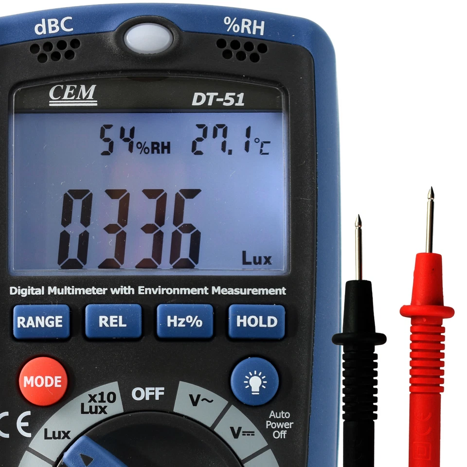 Multimeter 6in1 NCV Voltmeter Ohmmeter Stromtester Luxmeter Sonometer Temperatur - Bild 4 von 4