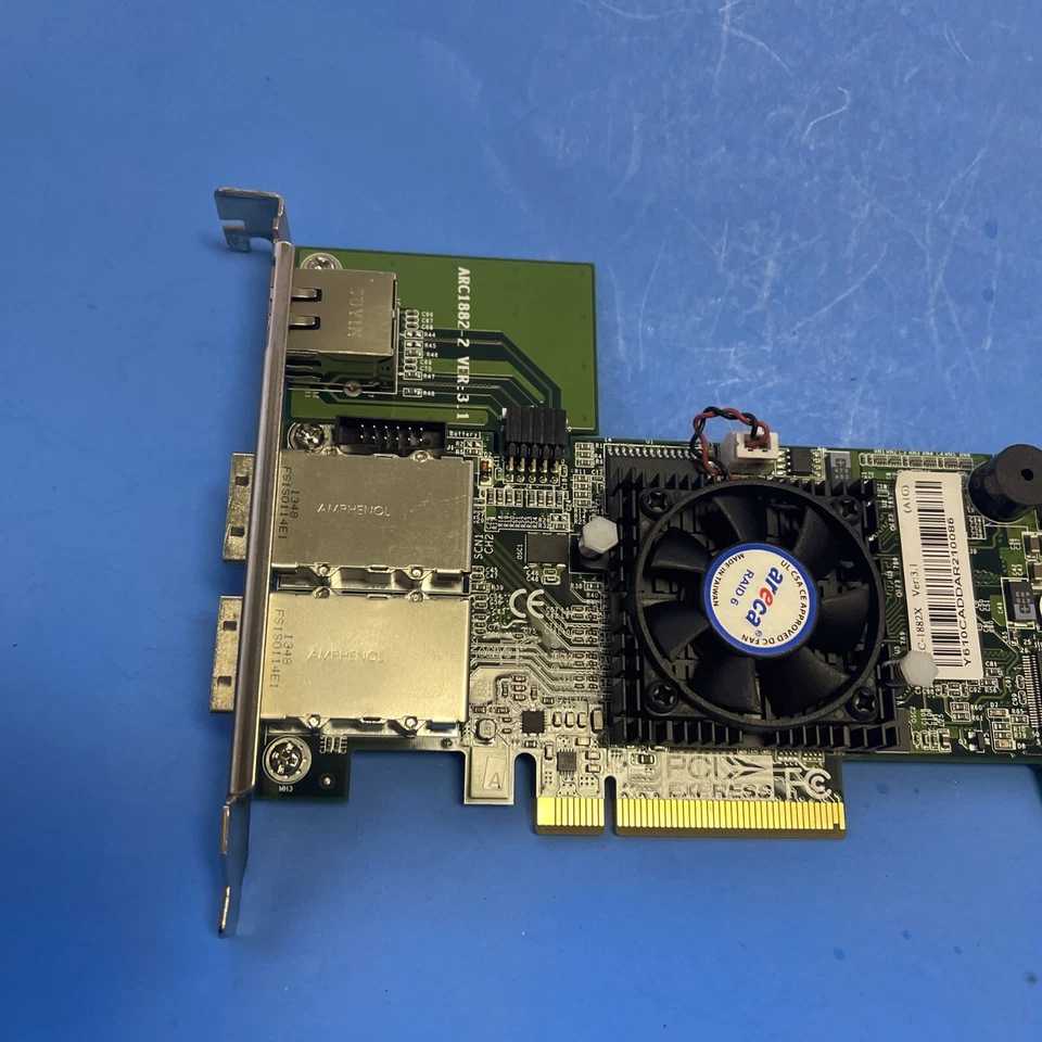 ARC-1882X ARECA 8-PORT SATA/SAS 6GB/S PCI-E EXTERNAL RAID ADAPTER CARD - Image 2 of 4