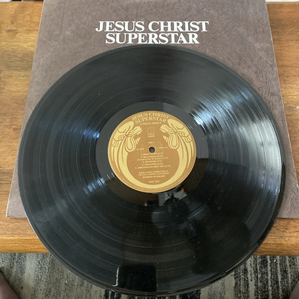 Jesus Christ Superstar: A Rock Opera (1970 Vinyl, Double LP) Andrew Lloyd Webber - Image 4 of 4