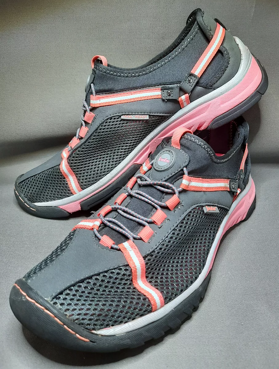 Jambu JBU Gray Pink Water Ready Slip On Hiking Sneaker Shoes Women