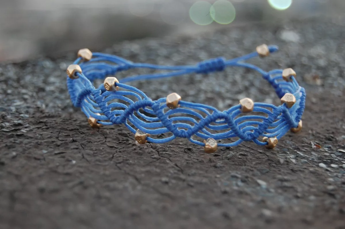 Macrame store wave bracelet