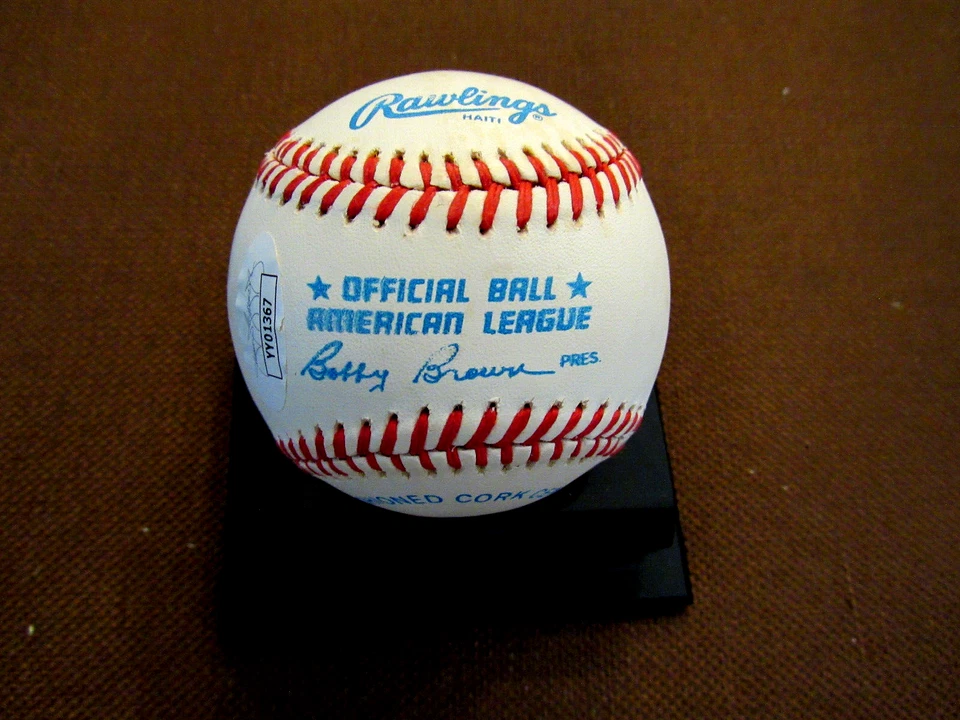 LEFTY GOMEZ 5 X WSC NY YANKEES HOF SIGNED AUTO VINTAGE OAL BASEBALL JSA LOA - Image 4 of 4