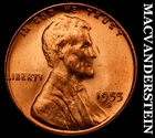 1955-S Lincoln Wheat Cent - Choice Gem Brilliant Unc  No Reserve  #i6957