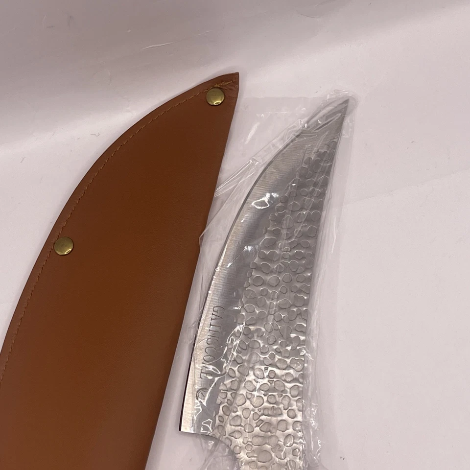 Handmade Stainless Steel Boning Knife Kitchen Forged Chinese Vegetable Knives... - Image 3 of 4