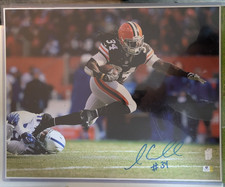 Cleveland Browns Isaiah Crowell Autographed Photo 16x18 Large Photo GAI/COA