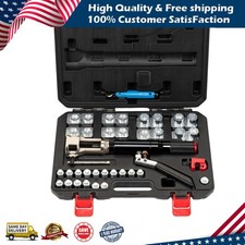 Hydraulic Brake Line Flaring Tool Kit Double Flaring Tool 45 For 316 To 12