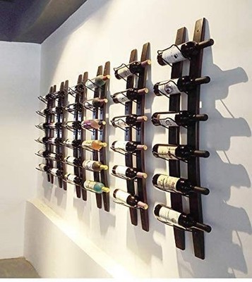 Wall Mounted Wine Rack, Barrel Stave Wine Rack, Imported Pine Wood