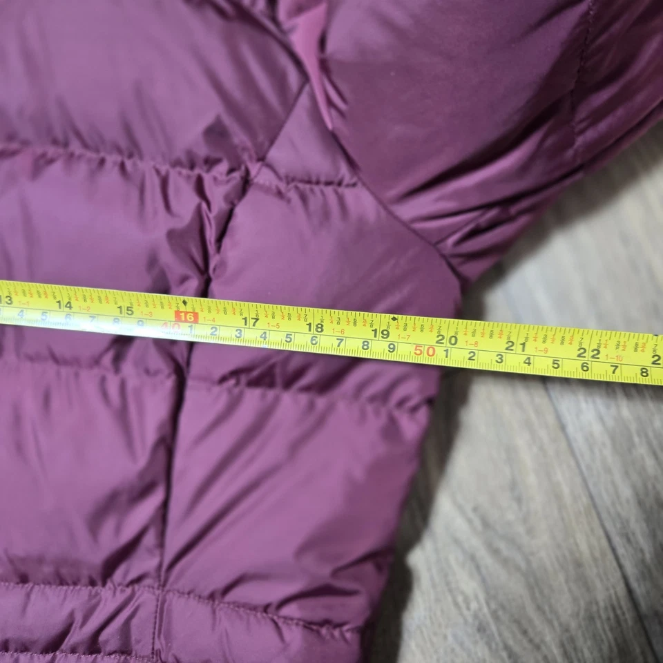 Coach Authentic Dark Red Maroon Long Parka Down + Shearling Jacket Coat Size M - Image 4 of 4