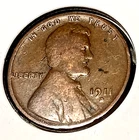 🟤 1911 D Lincoln Cent Wheat Penny- Denver, VG