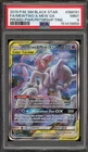 Pokemon Mewtwo & Mew GX Power Partnership Tins Full Art Promo SM191 PSA 9 Mint