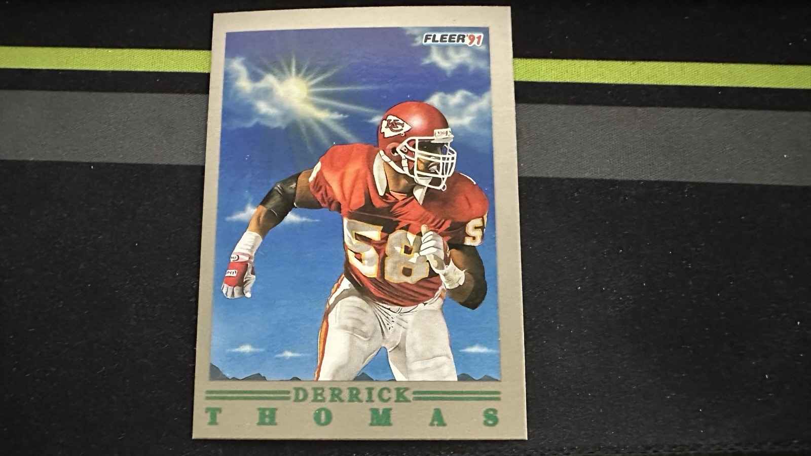 1991 Fleer Football - Pro Vision Derrick Thomas #9