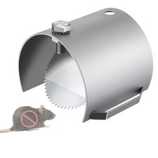 Sinmoe Ratten & M&auml;use Pr&auml;vention passt den meisten Abflussgr&ouml;&szlig;en (3"-12" Durchmesser), Silber