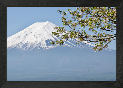 Landschaftliche Ansichten des Berges Fuji gerahmtes Wandbild Poster Leinwanddruck Bild