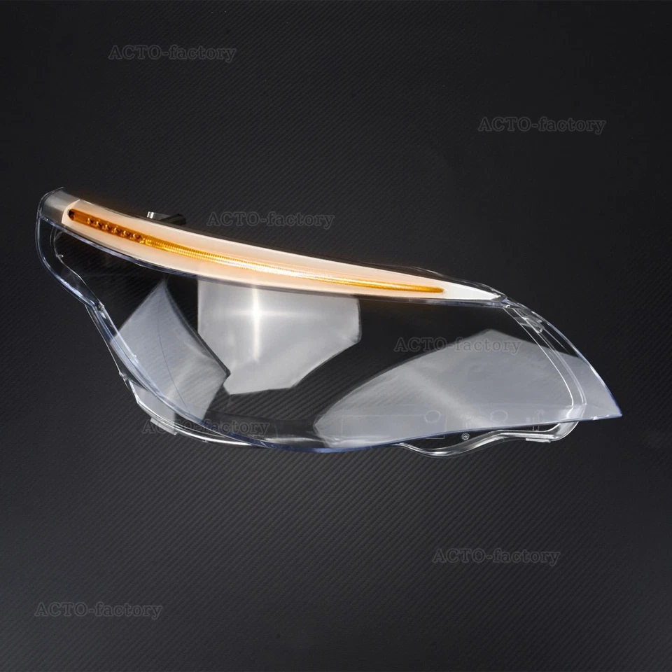 Front Bumper Headlight Lens Cover For BMW E60 E61 525I 530I 545I 550I 2008-2010 - Image 2 of 4