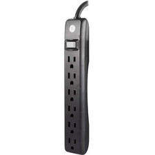 6-Outlet Power Strip 7 Ft. Cord