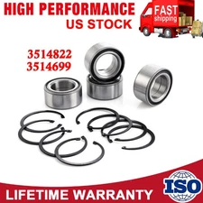 Front & Rear Wheel Bearing Kit for Polaris RZR 800 RZR 4 800 RZR S 800 2008-2014