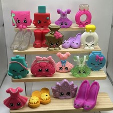 Shopkins 2013 Lot–Large Shoes,Dresses&Ring Accessories From Happy Places Series