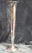 Pretty Sterling 8" Weighted Vase table ready condition