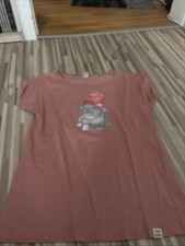 Damen T-Shirt, Rosa Größe M Mit Hasi
