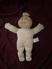Vtg Cabbage Patch Kids doll Green eyes one dimple hair tuft #3 1982