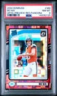 2024 PANINI DONRUSS OPTIC PREVIEW-RED PANDORA #369 BO NIX ROOKIE RC PSA 8