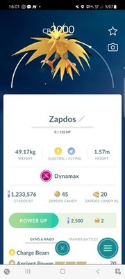 Pokemon GO - Non Shiny Gigantamax Charizard