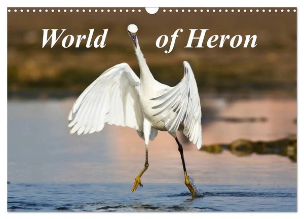 World Of Heron (Wall Calendar 2026 DIN A3 Landscape), Calvendo 12 Month Wall...-image