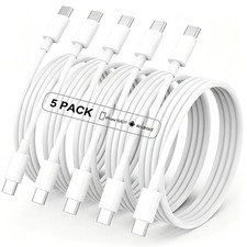 5X 60W/100W Type C To USB C Cable Fast Charger For iPhone 15/16e/17/Samsung/iPad