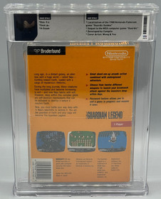 The Guardian Legend Nintendo NES Ovalado SOQ Sellado WATA 9.4 A+ Graduado Broderbund