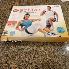 EA Sports Active More Workouts Wii. Open Box. Game New Sealed. Missing Accessory