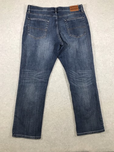 Lucky Brand 223 Jean Mens 38x32 Med Wash Straight Stretch Preppy Cowboy Western - Picture 3 of 16