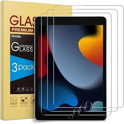 3 Pack Screen Protector for iPad 9th 8th 7th Generation for iPad 10.2 Inch Tempe
