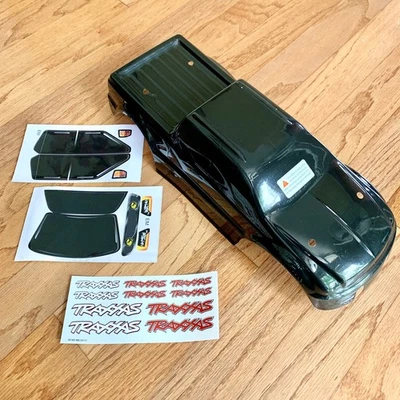 Traxxas E-Maxx Body - New! Black, emaxx - Image 1 of 4