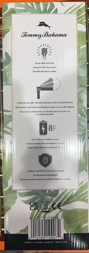 Tommy Bahama Solar LED Path Light (6 Solar Light) Brand New Free Shipping - Image 2 of 3