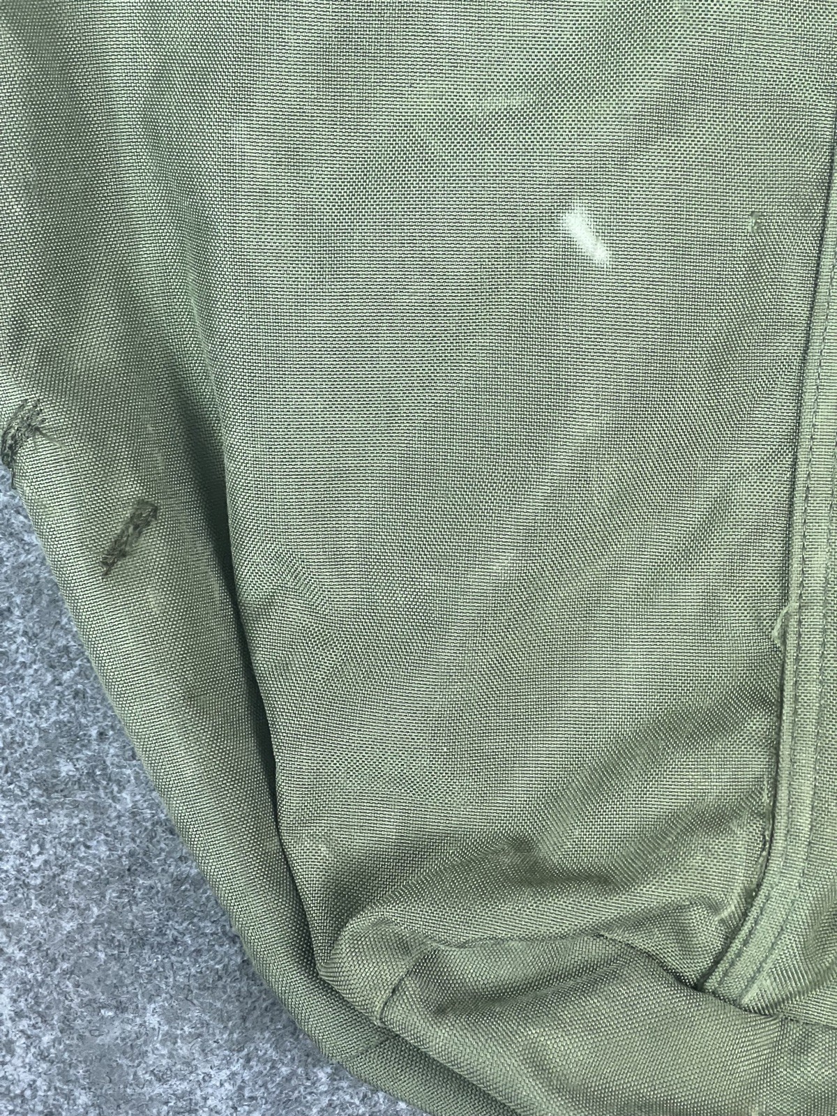 Vintage US Military Duffle Bag Backpack Green Army Surplus Outerwear