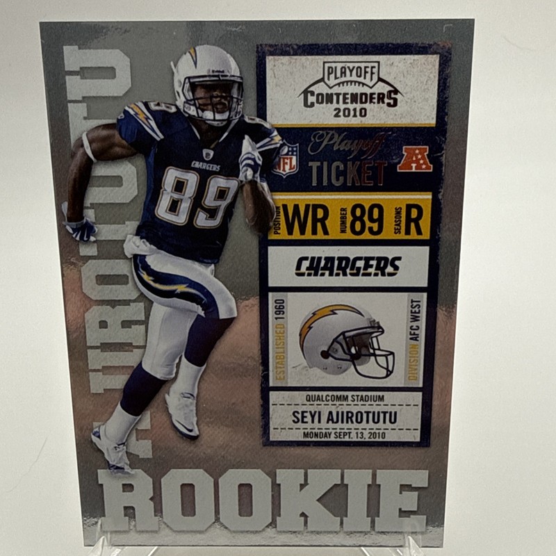 Seyi Ajirotutu RC Card 2010 Playoff Contenders Rookie 19/99 #189 