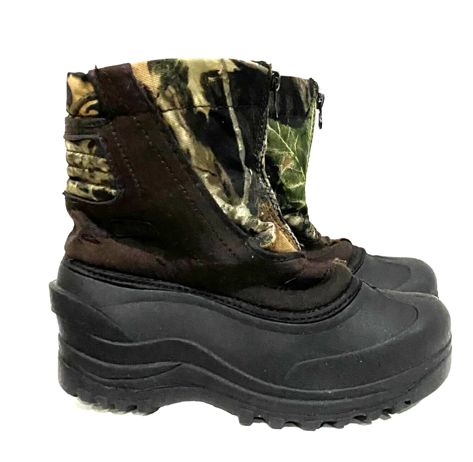 Itasca Snow Stomper II Juvenil 6 Camuflaje Caza Impermeable Invierno Botas Cremallera Frontal Foto 3 de 4