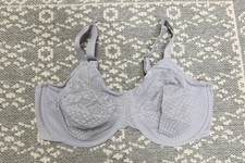 New Wacoal Visual Effects Minimizer Bra - Size 42DDD - Raindrops -  857210