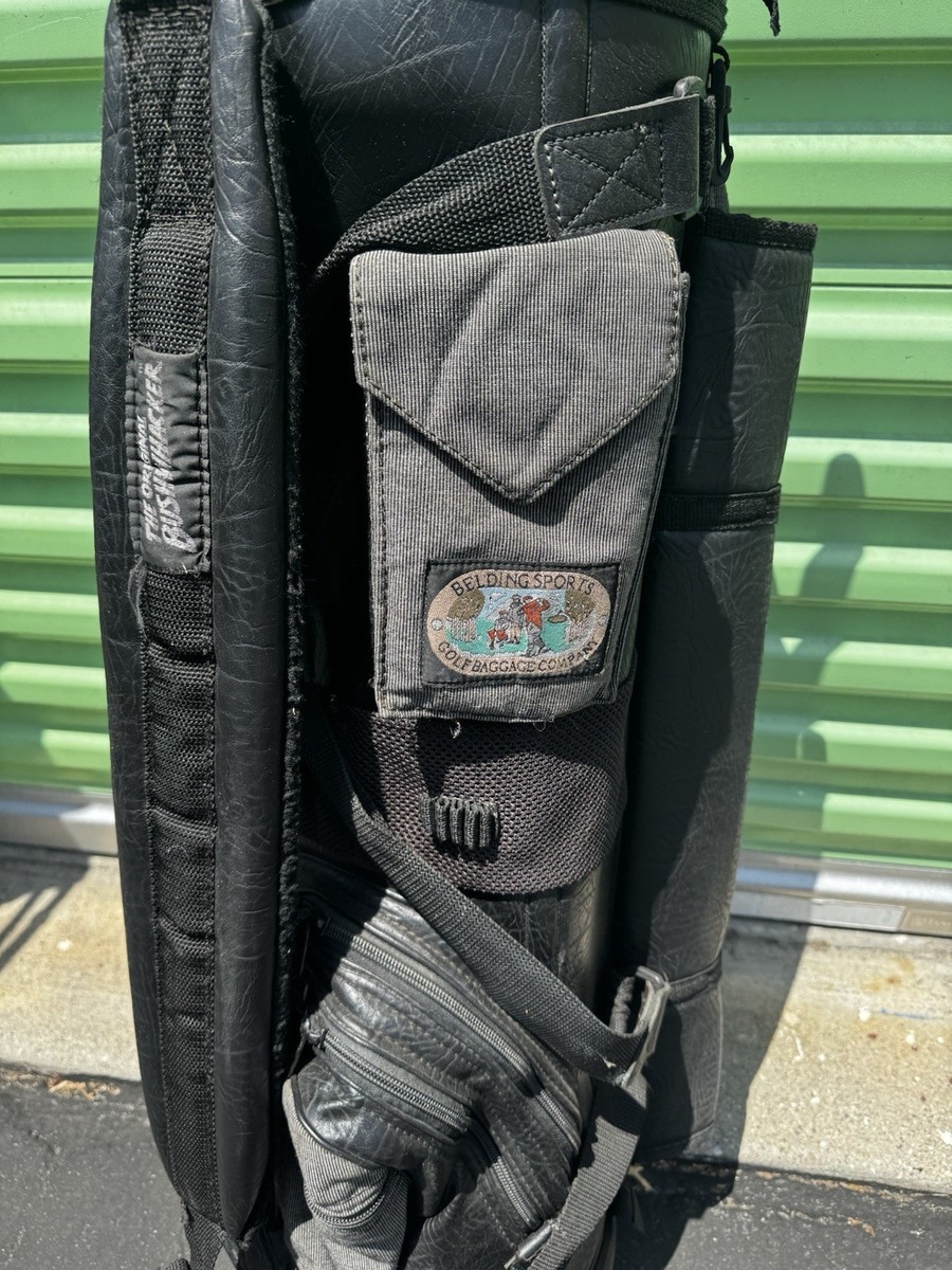 Vintage Belding Sports Golf Cart Bag 6 Way Divided With 3