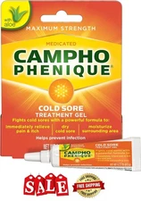 Campho Phenique Cold Sore and Fever Blister Treatment for Lips, Maximum Strength