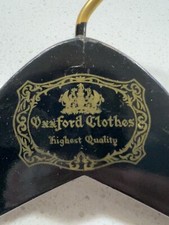 Vintage OXFORD Clothes MCM Hollywood Regency Wood Coat Suit Blazer Hanger